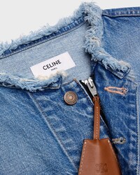 VESTE DENIM SANS COL - CLEAR WATERFALL -  - 2 | CELINE