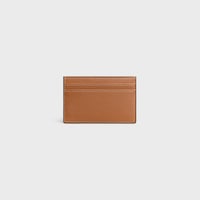 MEDIUM CARD HOLDER  IN GRAINED SUPPLE CALFSKIN - SOFT TAN / SOFT CREAM - GIFTS FOR HER - 2 | CELINE