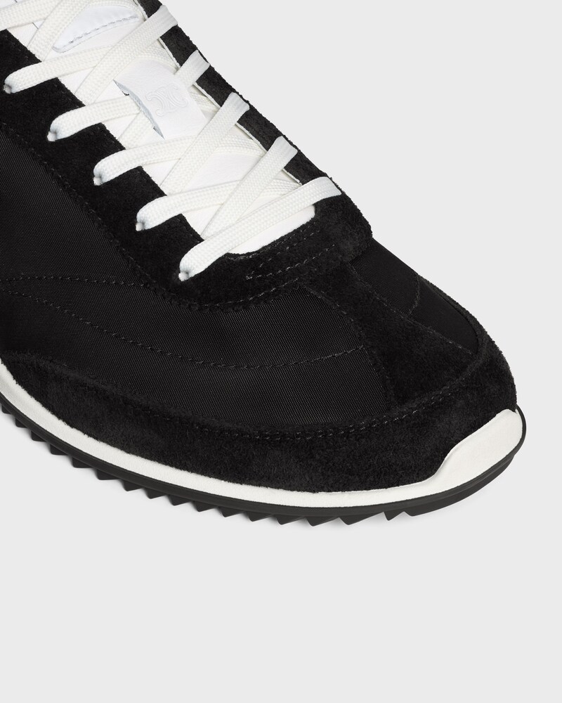 SNEAKER RACER EN NYLON, CUIR DE VEAU VELOURS ET CUIR DE VEAU - Noir -  - 1 | CELINE