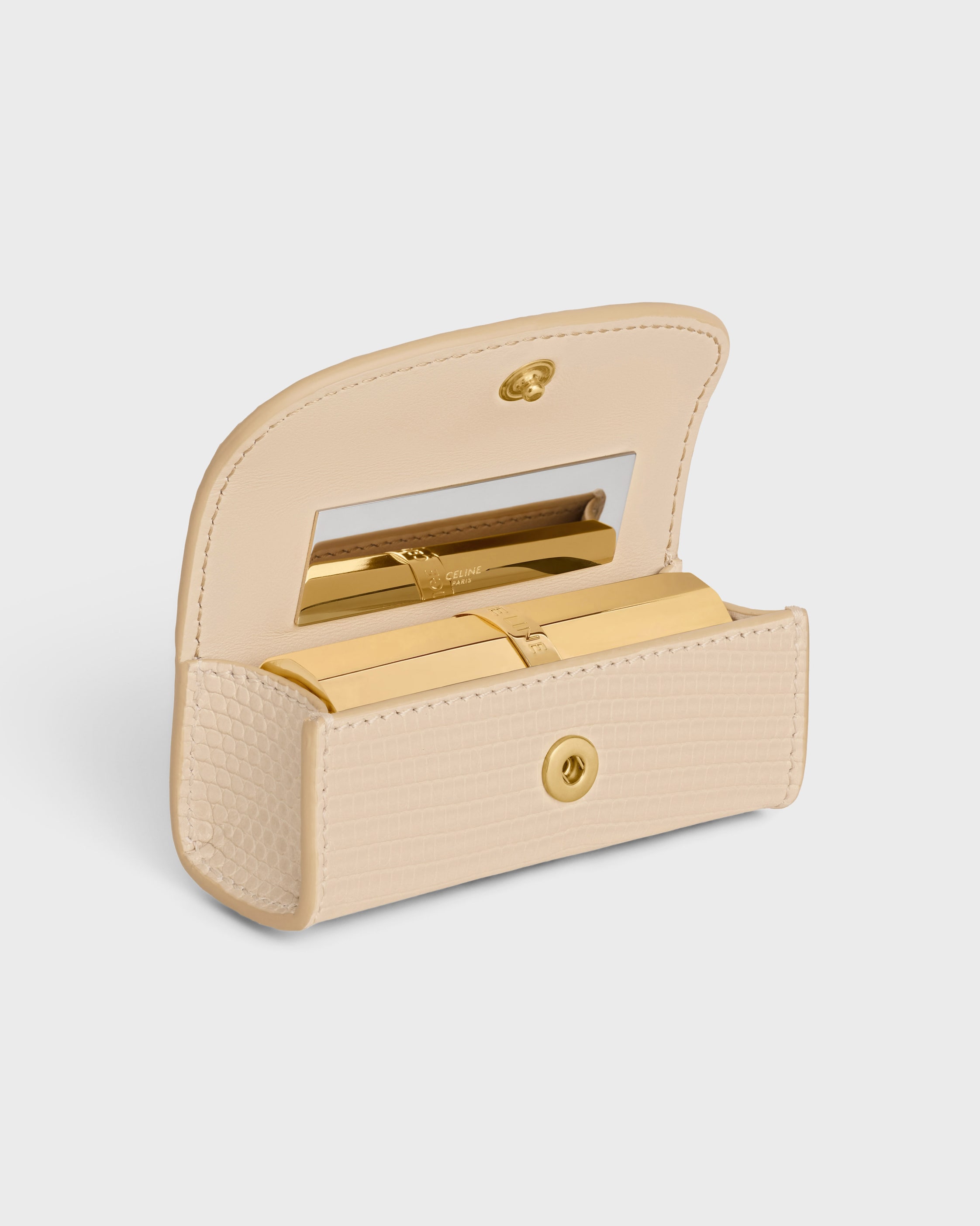 LIPSTICK CASE IN LIZARD - DEEP IVORY | CELINE