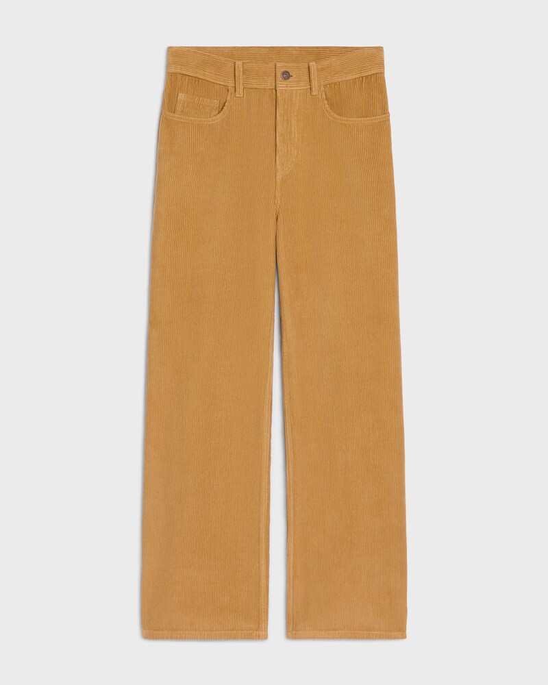 jolene jeans in corduroy - HARVEST SKY LIGHT STONE WASH -  - 1 | CELINE