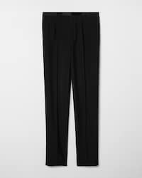 tux trousers IN mohair wool - BLACK -  - 1 | CELINE