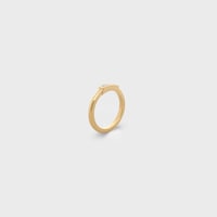 Systeme Ring in Yellow Gold and Diamonds - Yellow Gold and White -  - 2 | CELINE