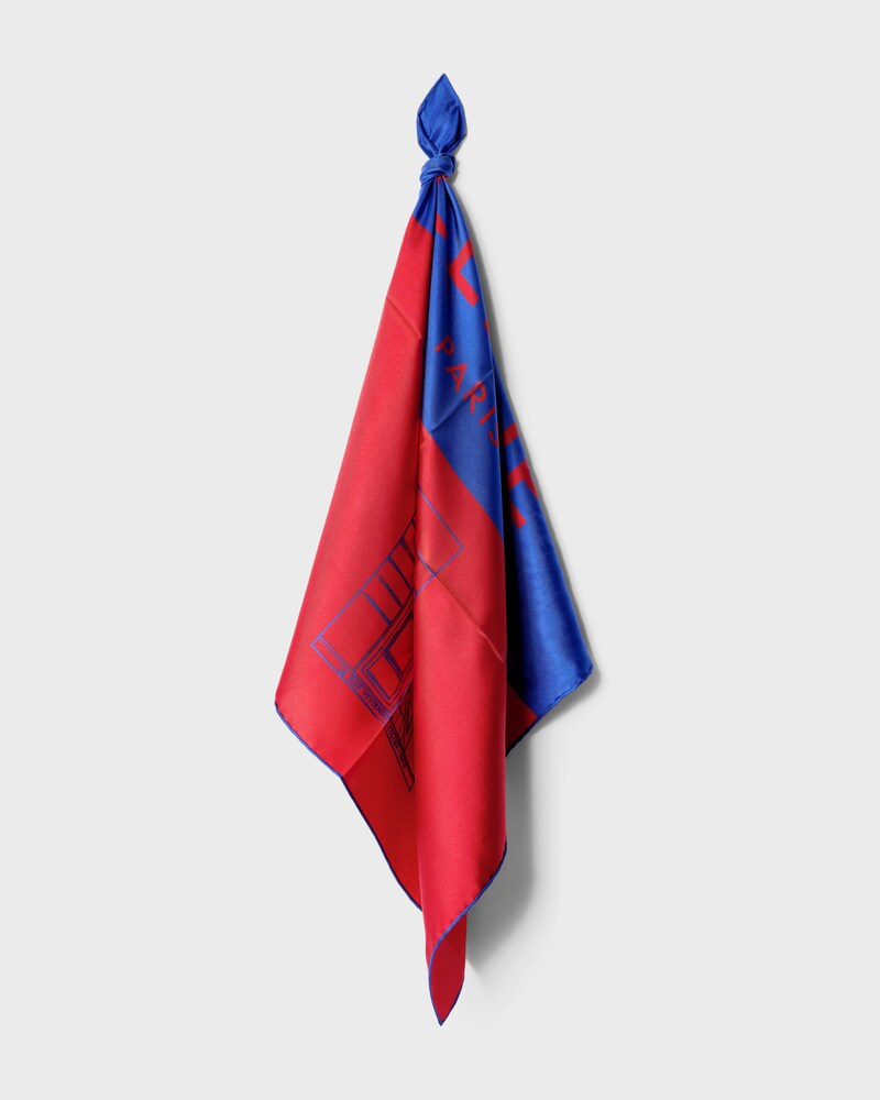 BIENVENUE BANDANA 55 - BLUE/RED -  - 1 | CELINE