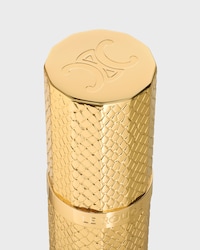 ESTUCHE DORADO LE ROUGE CELINE CON GRABADO EFECTO PIEL DE REPTIL - Grabado efecto piel de reptil dorado - ACCESORIOS DE BELLEZA - 2 | CELINE