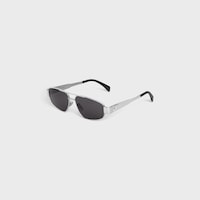 Triomphe Metal 03 Sunglasses in Metal - SILVER / SMOKE -  - 2 | CELINE