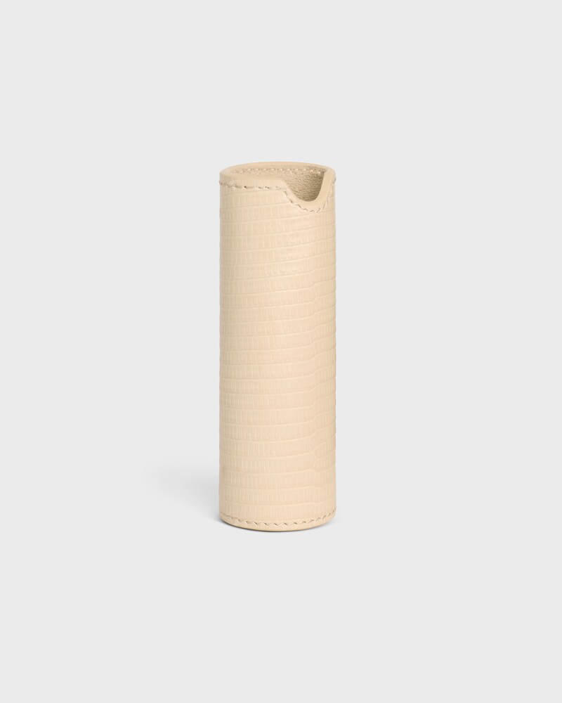 Travel Spray Case in Lizard - DEEP IVORY - ACCESSORIES - 1 | CELINE