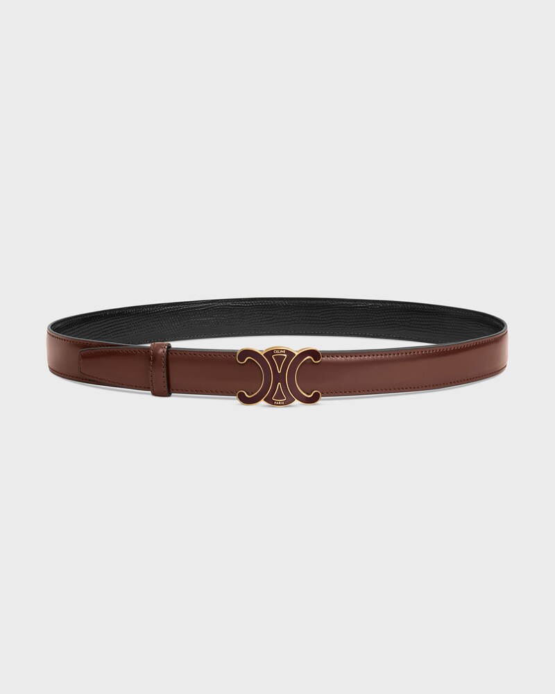Reversible Strap 25MM IN TAURILLON AND LIZARD EMBOSSED CALFSKIN -  -  - 1 | CELINE