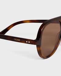 แว่นกันแดด Black Frame 66 ทำจากอะซิเตท - สีคลาสสิกฮาวาน่า -  - 2 | CELINE