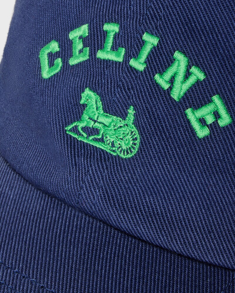 CHARIOT CAP - DEEP NAVY -  - 1 | CELINE