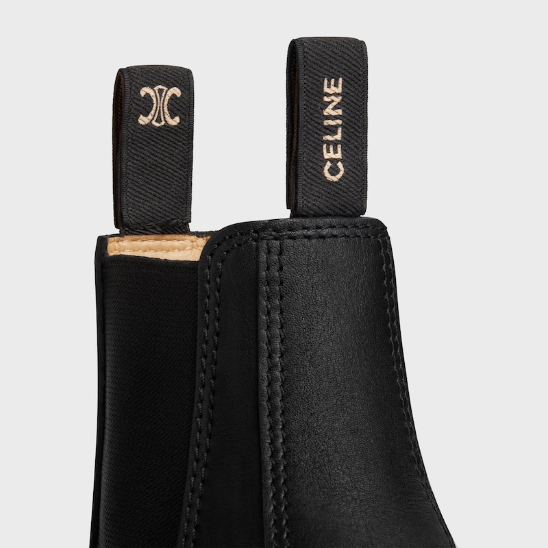 Margaret Chelsea Boot in Calfskin - BLACK -  - 1 | CELINE