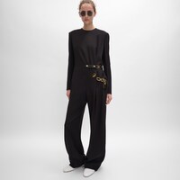 jumpsuit IN acetate silk - BLACK -  - 2 | CELINE