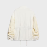 parka IN cotton satin - WHITE -  - 2 | CELINE