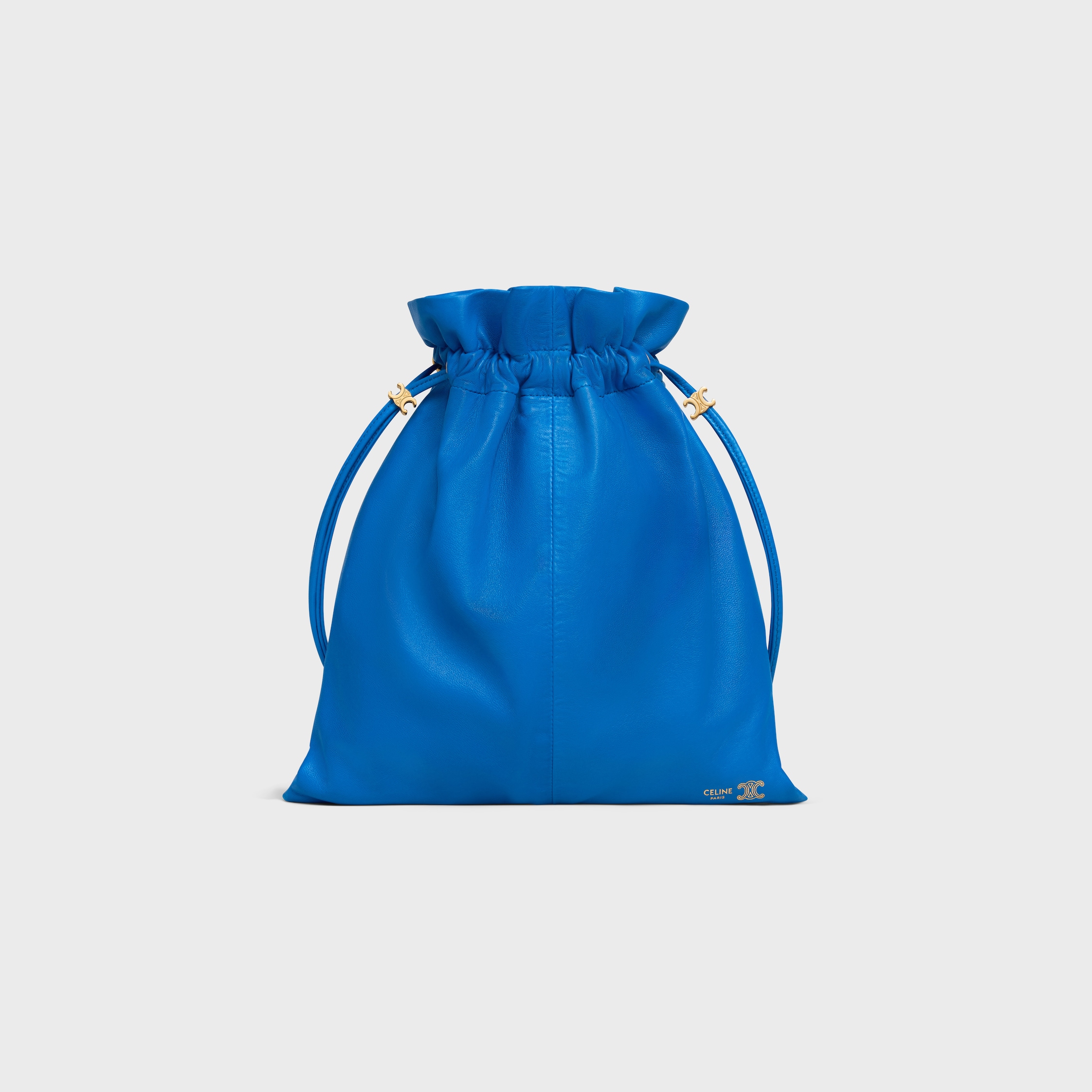 SMALL CRYSTAL POUCH IN LAMBSKIN - ULTRA BLUE | CELINE