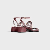 CLÉMENCE SANDALEN MIT ABSATZ AUS ZIEGENLEDER - SYRAH -  - 2 | CELINE
