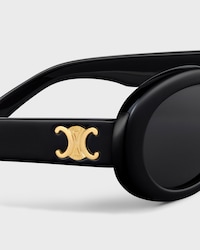 Triomphe 01 sunglasses in Acetate - BLACK -  - 2 | CELINE