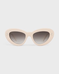 Butterfly S320 sunglasses in Acetate - IVORY -  - 1 | CELINE