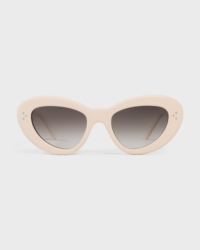 Butterfly S320 sunglasses in Acetate - IVORY -  - 1 | CELINE