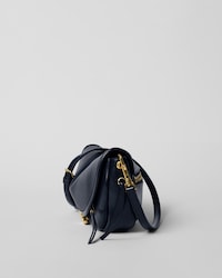 SOFT TRIOMPHE LITTLE HALFMOON IN SHINY LAMBSKIN - INK BLUE - ALL BAGS - 2 | CELINE