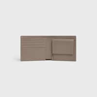Bi-fold Wallet IN GRAINED CALFSKIN - SOURIS - WALLETS - 2 | CELINE