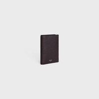 버티컬 카드 지갑 - 그레인 카프스킨 - 에스프레소 - 카드 지갑 - 2 | CELINE