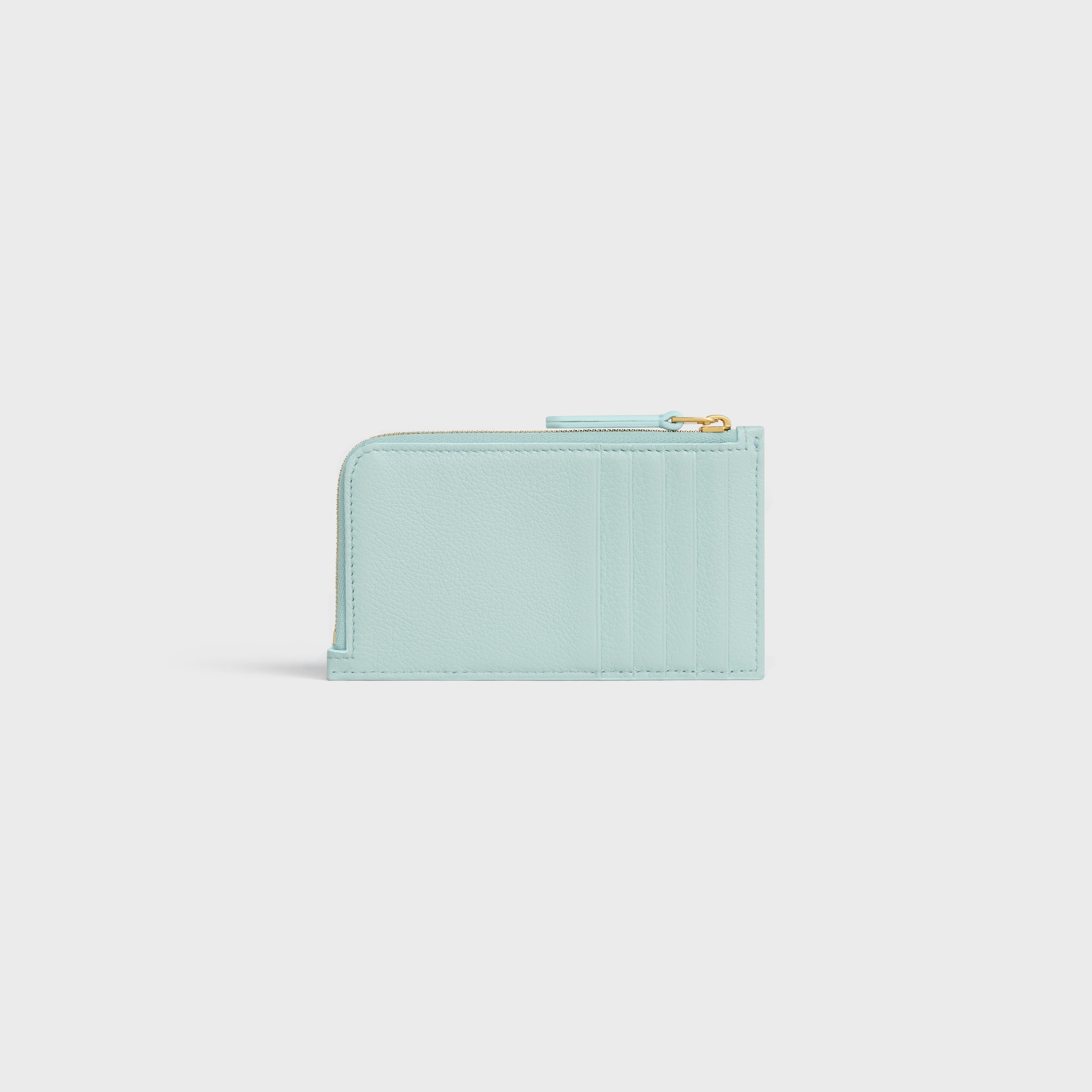 【mint32922】CELINE mint32922】CELINE LONG ZIPPED CARD HOLDER IN GRAINED SUPPLE