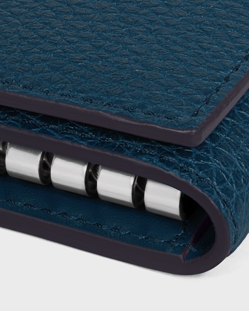 key case IN GRAINED CALFSKIN - TEAL BLUE - OTHER ACCESSORIES - 1 | CELINE