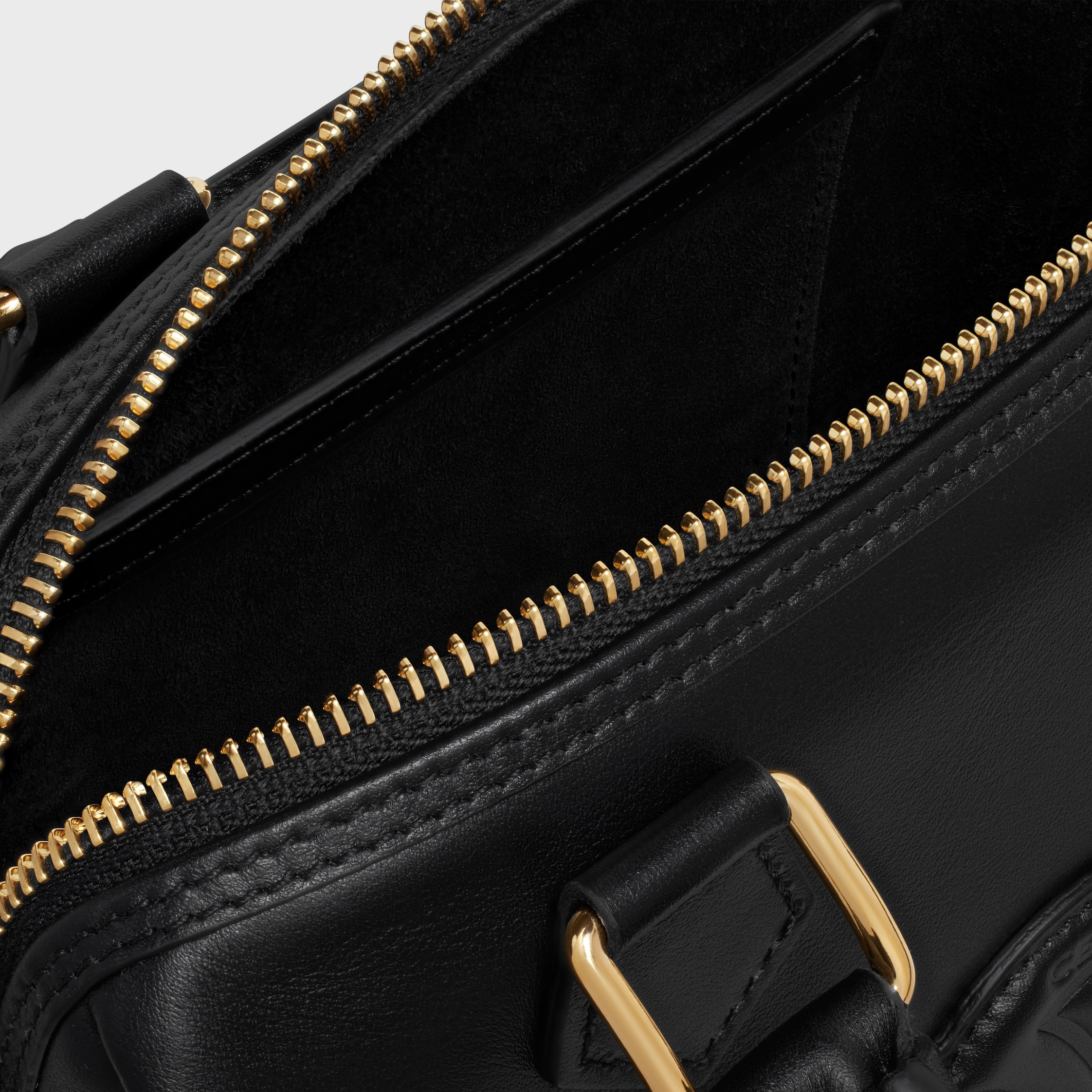 SMALL BOSTON IN Smooth Calfskin - BLACK | CELINE
