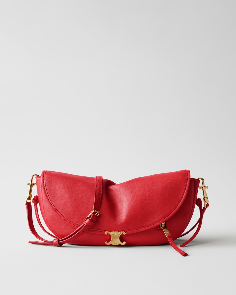 SOFT TRIOMPHE HALFMOON小号手袋 - 超红色 - 新品 - 1 | CELINE