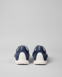 RACER SNEAKER AUS NYLON, KALBSWILDLEDER UND KALBSLEDER - MARINEBLAU -  - 2 | CELINE