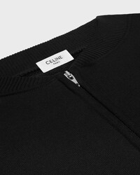 CHAQUETA TEDDY DE FELPA DE ALGODÓN - NEGRO / BLANCO -  - 2 | CELINE