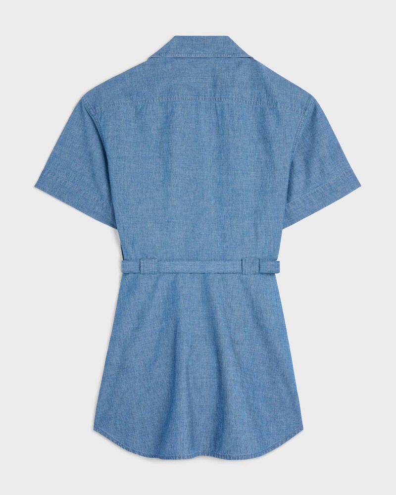 dress IN cotton denim - STONE BIO WASH -  - 1 | CELINE