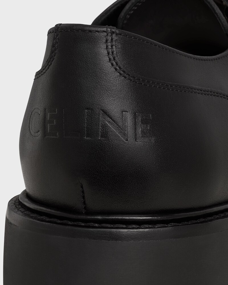 CELINE MARGARET DERBY IN SHINY BULL - BLACK -  - 1 | CELINE
