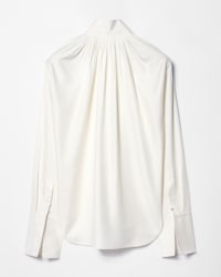 lavalliere shirt IN silk twill - CRAIE -  - 2 | CELINE