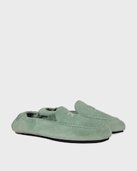 ADAM LOAFER IN SUEDE CALFSKIN - CELADON -  - 2 | CELINE