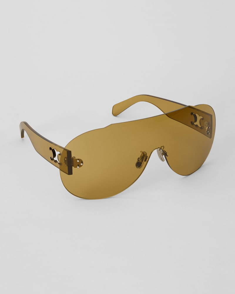 Sundown Shade 02 sunglasses in Nylon - LIGHT BROWN -  - 1 | CELINE