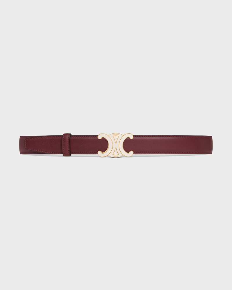 Reversible Strap 25MM IN Smooth and Grained Calfskin -  -  - 1 | CELINE