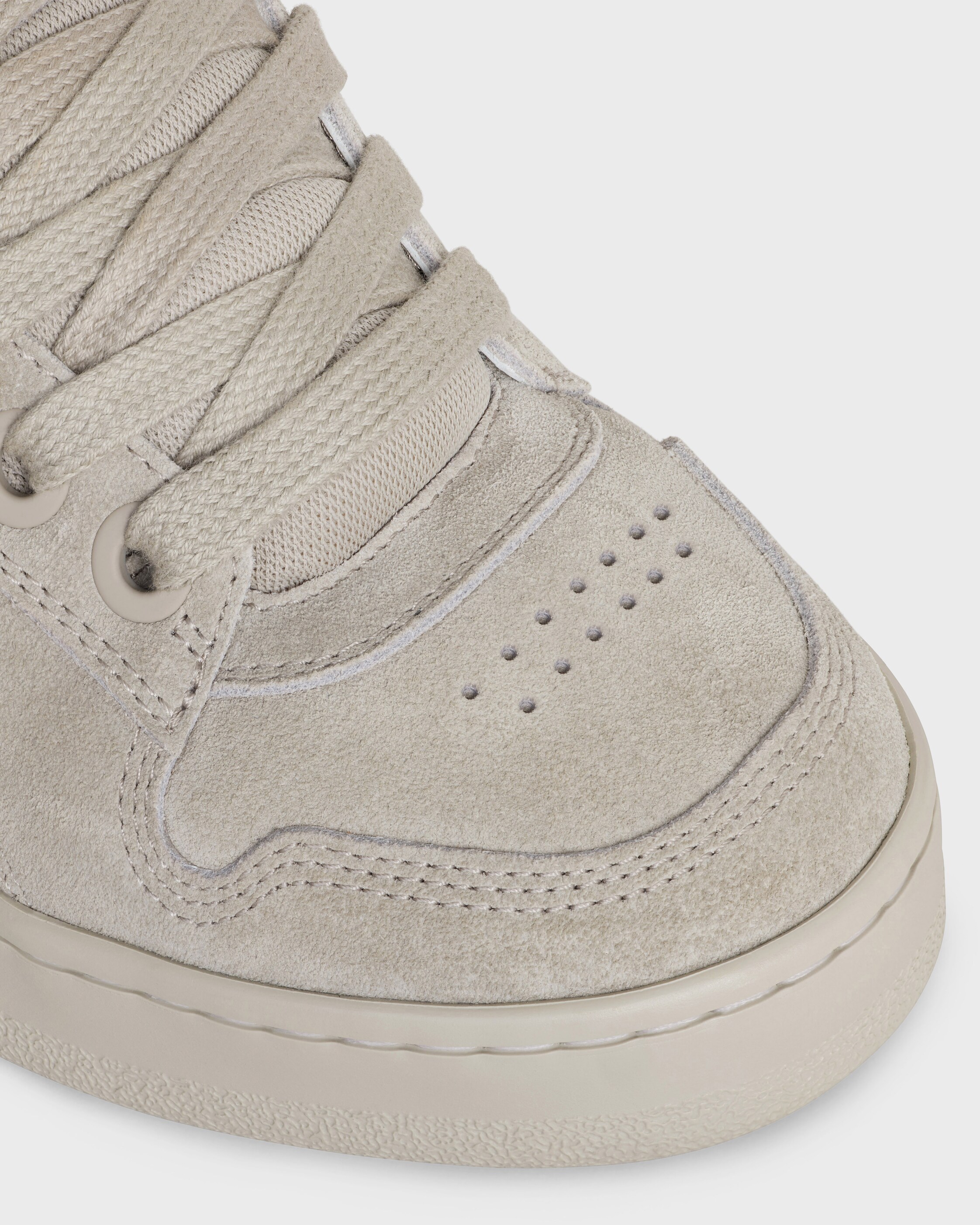 CELINE HUNTINGTON LOW LACE-UP SNEAKER IN SUEDE CALFSKIN AND MESH