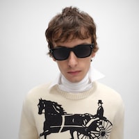Black Frame 41 Sunglasses in Acetate - BLACK -  - 2 | CELINE