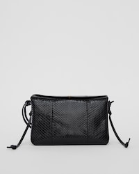 TRIO FLAP IN PYTHON - BLACK - ALL BAGS - 1 | CELINE