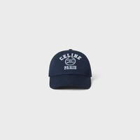 baseball cap IN WASHED COTTON GABARDINE - NAVY / WHITE -  - 2 | CELINE