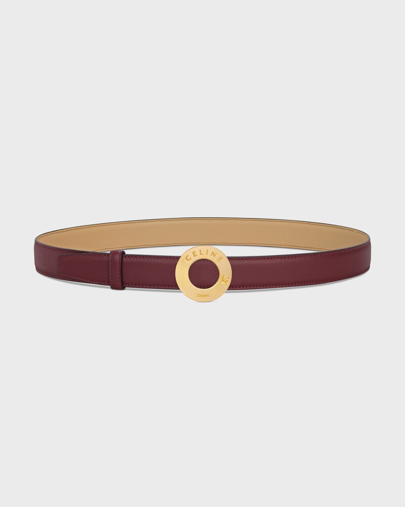 Reversible Strap 25MM IN Smooth and Grained Calfskin -  -  - 1 | CELINE