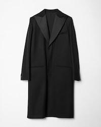 vareuse tux coat IN stretch wool twill - BLACK -  - 1 | CELINE