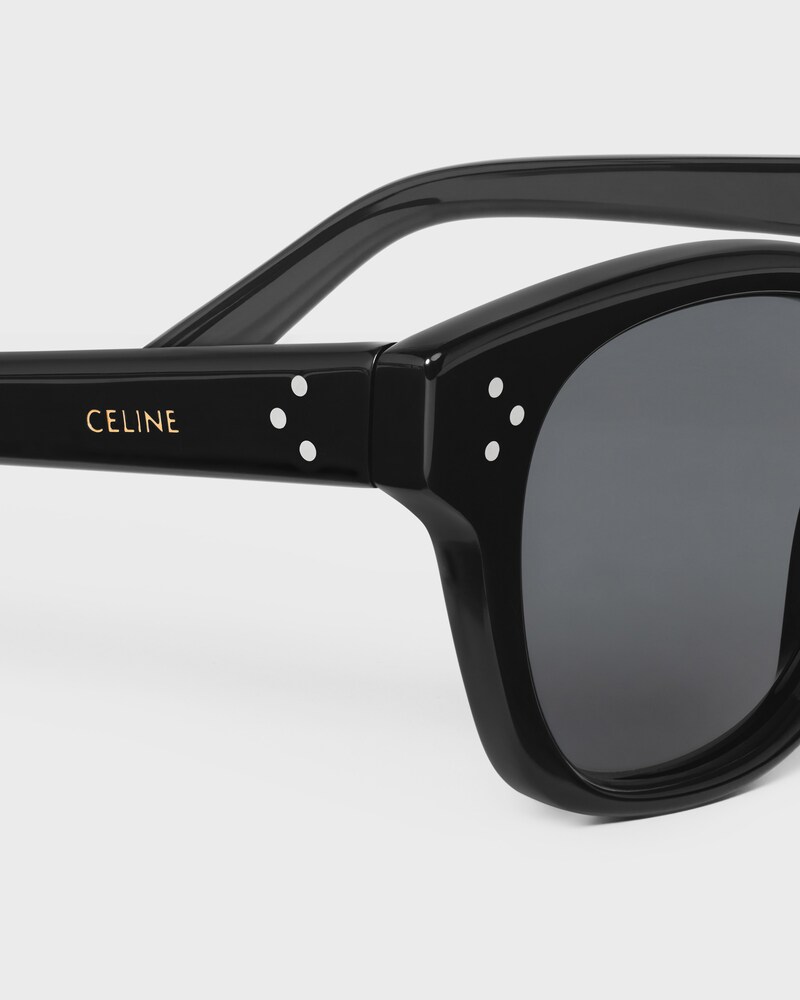 Black Frame 42 Sunglasses in Acetate - BLACK | CELINE