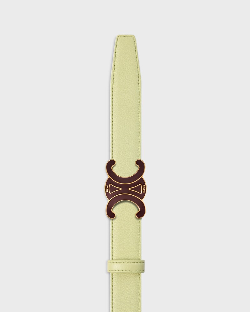 Reversible Strap 25MM IN Smooth and Grained Calfskin -  -  - 1 | CELINE