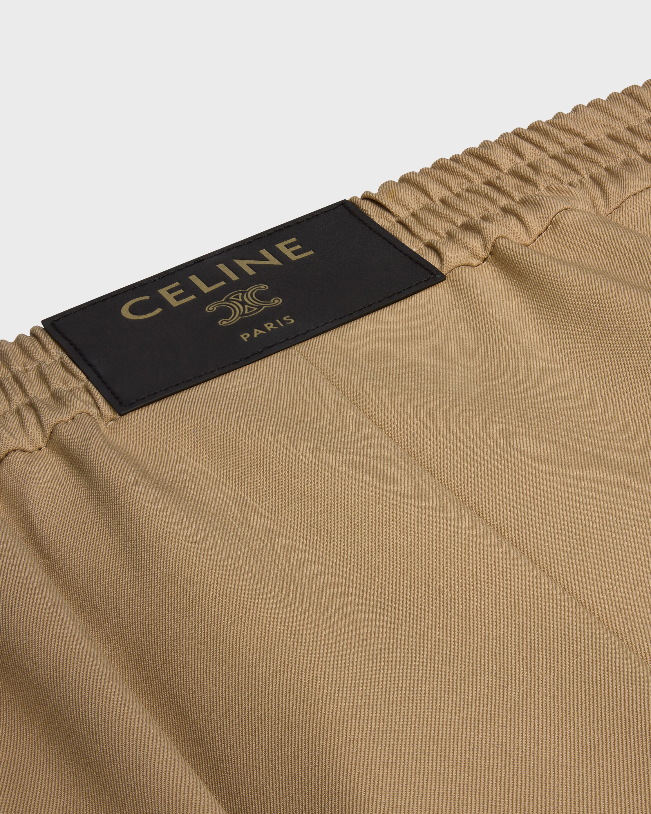 trousers IN wool twill - CAMEL | CELINE