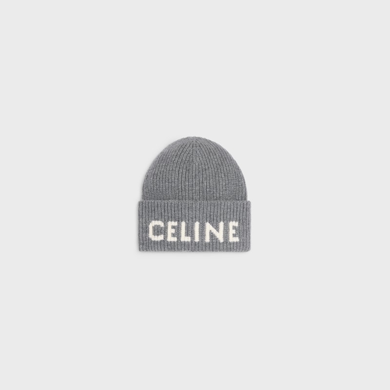 Celine無擔帽 - 淡灰色 / 灰色 -  - 1 | CELINE