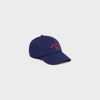 celine richelieu cap IN cotton twill - NAVY -  - 1 | CELINE