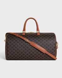 Travel 50 in Triomphe Canvas with Cat Print - TAN - DOG ACCESSORIES - 2 | CELINE