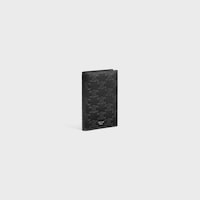 VERTICAL CARD HOLDER IN CALFSKIN WITH TRIOMPHE EMBOSSED - BLACK - SMALL GIFTS - 2 | CELINE